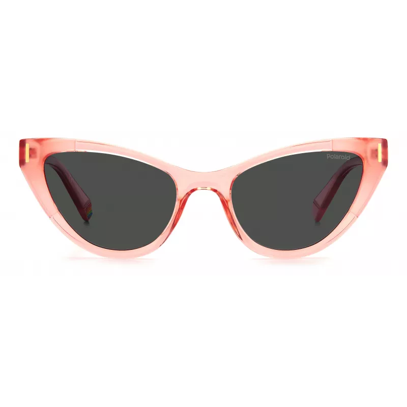 Gafas de sol rectangulares polarizadas de mujer POLAROID PLD6174S9R6M9 Havana marrón 52 mm