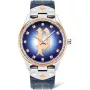 POLICE Masterpiece reloj mujer cuarzo PL16029MSTR03 36 mm esfera azul pulsera de malla de acero inoxidable plateada