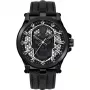 Police Reloj analógico de cuarzo Battalion hombre PEWJA2108203 47mm esfera negra correa de piel negra