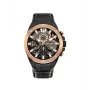 POLICE reloj de hombre PL15711JSBR61 cuarzo - caja de acero inoxidable de 48mm con correa de piel marrón