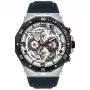 Reloj de hombre POLICE PL16065JSTB04 Raho cuarzo analógico 46mm esfera azul correa de piel marrón