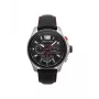 Police reloj de hombre analógico de cuarzo R1471294003 - 46mm caja de acero inoxidable, esfera negra, correa de piel