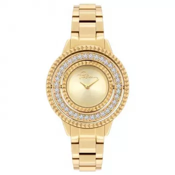 POLICE Reloj de cuarzo para hombre PL16037BSG22M 34mm Malla de acero inoxidable
