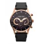 POLICE Reloj de hombre Ranger cuarzo PEWJF2110901 - Esfera azul, correa de piel marrón, 46mm acero inoxidable