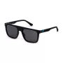 Gafas de sol rectangulares de hombre POLICE SPLF61-55U28F - Montura de acetato Havana/marrón, lentes de policarbonato marrones, 55/19/145 mm, protección UV400