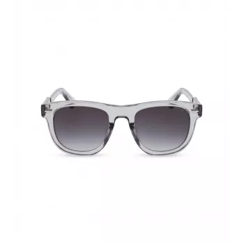 POLICE Gafas de sol rectangulares de hombre SPLL87M5203GU montura de acetato Havana lentes de policarbonato verdes 52mm