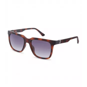 POLICE hombre gafas de sol SPLN34M540878 montura de acetato Havana lentes marrones 54mm