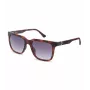 POLICE hombre gafas de sol SPLN34M540878 montura de acetato Havana lentes marrones 54mm