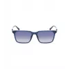 Gafas de sol POLICE hombre SPLP31-5603LM - Montura acetato cuadrada, lentes policarbonato grises, protección UV400, 56/17/145 mm