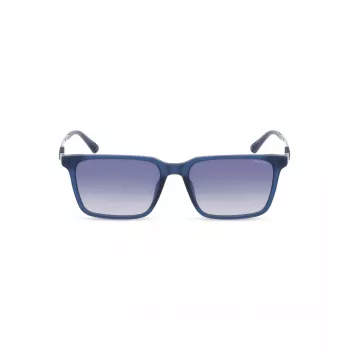 Gafas de sol POLICE hombre SPLP31-5603LM - Montura acetato cuadrada, lentes policarbonato grises, protección UV400, 56/17/145 mm