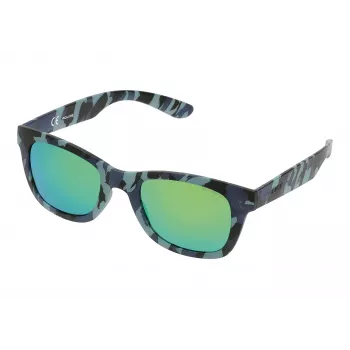 POLICE Gafas de sol de hombre S194450GE1V Montura metálica rectangular, lentes gris gunmetal, 50/22/140 mm, UV400