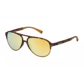 POLICE Gafas de sol para hombre SK0475449EG - Montura negra, lentes grises, 54 mm
