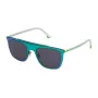 POLICE Gafas de sol hombre SPL581520VAF negro montura propionato lentes policarbonato gris UV400 52mm