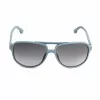 POLICE Gafas de sol para hombre SPL962607H1X montura havana lentes verdes 60 mm
