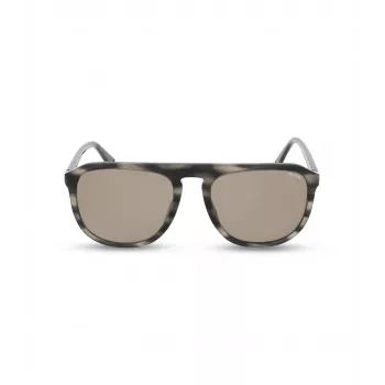 POLICE Gafas de sol hombre SPLE06-5606K3 montura rectangular de acetato UV400