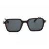 Police Gafas de sol de hombre SPLL10-520700 rectangulares montura completa montura negra lentes gris humo 52/20/145 mm