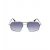 Gafas de sol de hombre POLICE SPLL86M580F94 Dark Havana montura cuadrada de acetato lente gris degradado UV400 58/16/145 mm