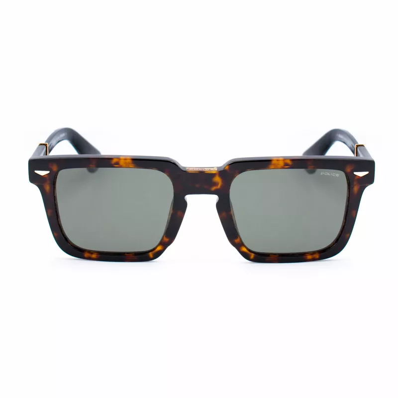 Police Gafas de sol de hombre SPLL88-520722 - Montura de acetato, lentes de policarbonato, protección UV