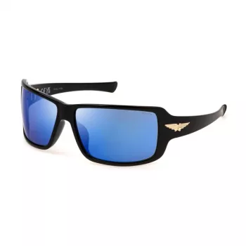 POLICE Gafas de sol de hombre SPLN37M650Z42 Montura negra lentes grises 65mm