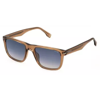 POLICE Gafas de sol de hombre SPLQ83-540805 Montura negra lentes grises 54mm