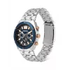 POLICE Reloj para hombre 15995JSTBL61M 46mm esfera azul correa de piel azul