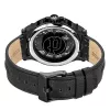 POLICE Reloj para hombre Blaze PEWJA2108201 47mm esfera negra correa de piel