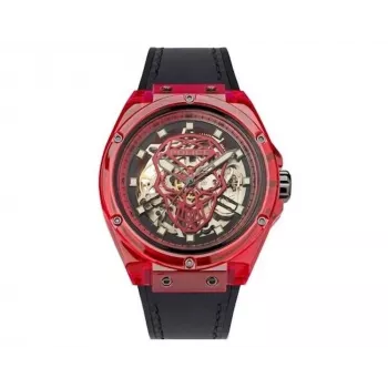 Police Reloj para hombre PEWGR1592405 44mm esfera azul correa de piel