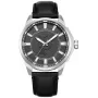 POLICE Reloj de hombre PEWJA2204305 - 46mm esfera negra cuarzo correa de piel