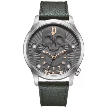 Reloj de hombre POLICE PEWJA2227703 46 mm esfera negra correa de piel