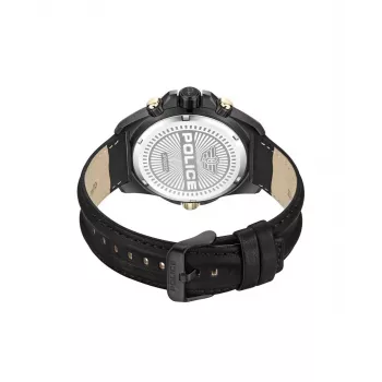 POLICE Reloj hombre PEWJF0022501 46mm acero inoxidable negro piel
