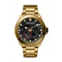 POLICE Reloj hombre PEWJH2110302 50mm acero inoxidable cuarzo analógico esfera negra correa de piel