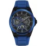 POLICE Reloj para hombre PEWJQ2203240 45mm caja de acero inoxidable esfera negra correa de piel