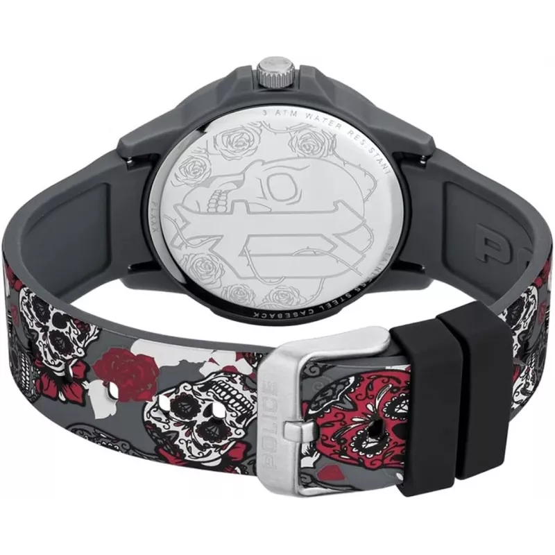 Reloj de hombre POLICE PEWUM2119560 40 mm acero inoxidable piel marrón
