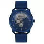 POLICE Reloj de hombre PL15714JSBL0 42mm esfera azul correa de cuero