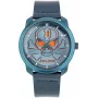 POLICE reloj hombre PL15714JSBL03 Raho esfera azul correa de piel 44 mm