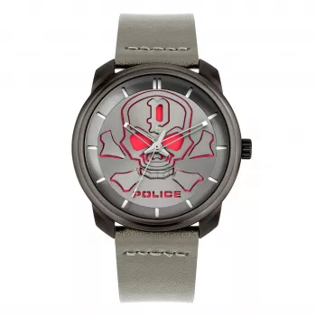 POLICE Reloj de hombre PL15714JSU-61 44,5 mm esfera azul correa de piel cuarzo