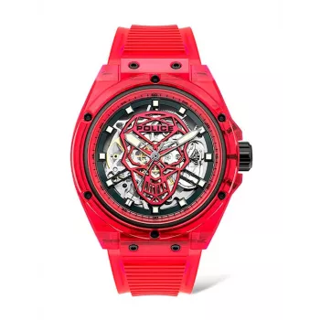 Reloj Police hombre PL15924JPR16P 44mm esfera azul piel marrón