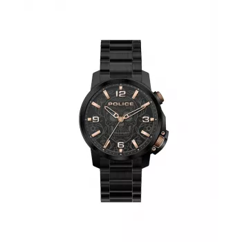 POLICE Reloj de hombre Ranger PEWJJ2110001 44mm Acero inoxidable Cuarzo Analógico