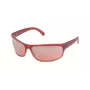 POLICE S186371ACNX Gafas de sol aviador unisex - Montura de acetato negra, lentes de policarbonato grises, ancho de lente 71 mm