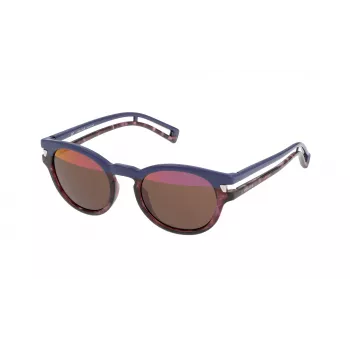 POLICE S1960M49NKTH Gafas de sol de mujer - Montura negra, lentes grises, protección UV400