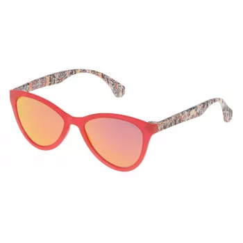 POLICE SPL086-54Z68R Gafas de sol de mujer Havana Acetato Marrón Degradado 43mm