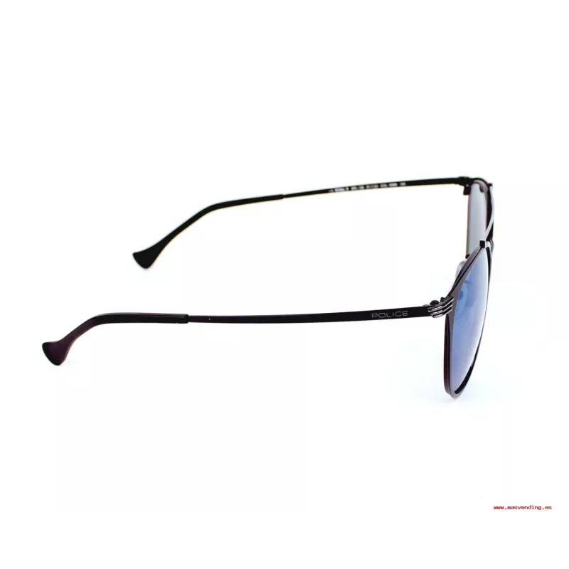 POLICE SPL15651599B Gafas de sol unisex - Montura de plástico rectangular UV400