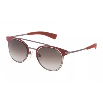 POLICE SPL158490C86 Gafas de sol de hombre Havana Brown Tortoise acetato 49 mm