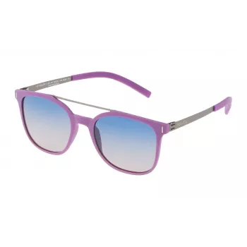 POLICE SPL16952GEAP gafas de sol hombre rectangulares Havana acetato con lentes de policarbonato marrones UV400