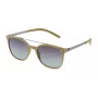 POLICE SPL169N52G74P Gafas de sol de hombre rectangulares de acetato - Lentes grises polarizadas - 52/20/145 mm