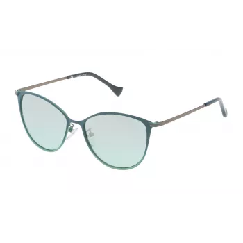 POLICE SPL19054KB1X Gafas de sol para mujer - Montura de acetato negra, lentes de policarbonato grises, protección UV400, 54 mm