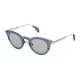 POLICE SPL624460579 Gafas de sol mujer - Montura acetato negro brillante, lentes policarbonato gris, protección UV400, 46 mm ancho de lente
