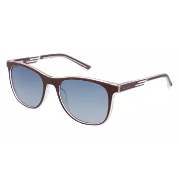 Police SPL960-54ATCP Gafas de sol hombre montura Havana lente gris-verde 45mm