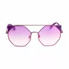 POLICE SPLA95568TNV gafas de sol de mujer estilo gato - montura negra, cristales grises degradados 56 mm