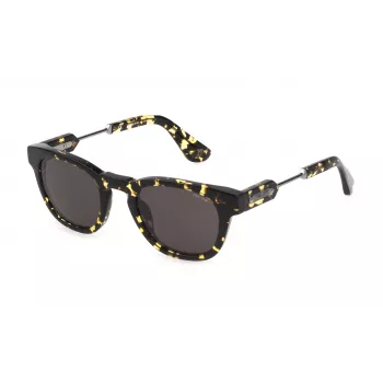 POLICE SPLF70-500781 Gafas de sol hombre acetato cuadradas con protección UV400